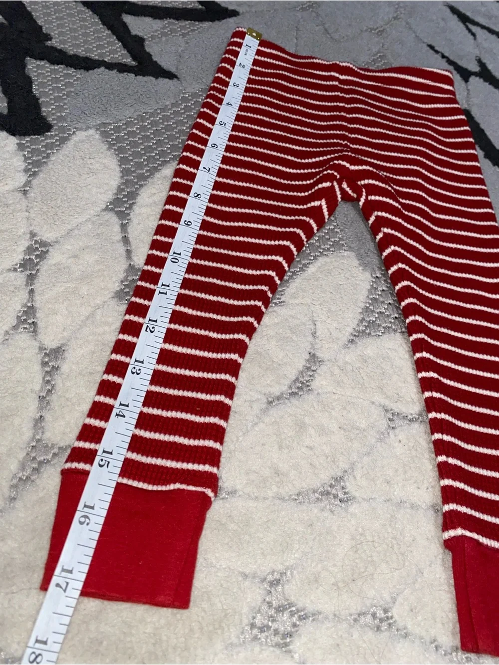 Little Planet Red & White Striped Pajama Set  18 Months